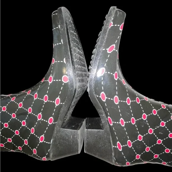 STADIUM STOMPERS Thick Rubber Cowboy Wellies - EUC (worn once) - Picture 2 of 5